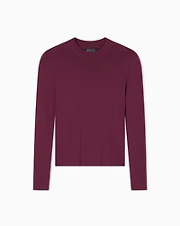 Wide rib sweater