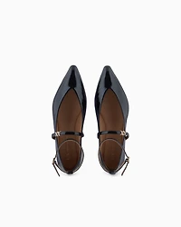 Pointed toe ballerinas with straps