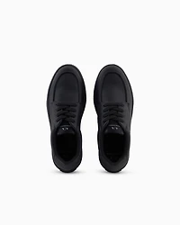 Leather lace-up shoes