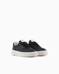 Sneakers with high sole