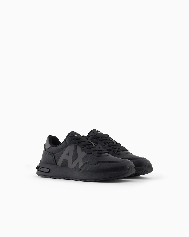 Sneakers with side logo