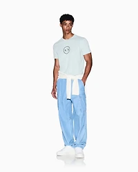 Regular fit T-shirt with round logo
