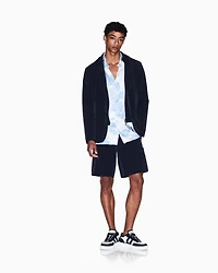 Stretch nylon Bermuda shorts