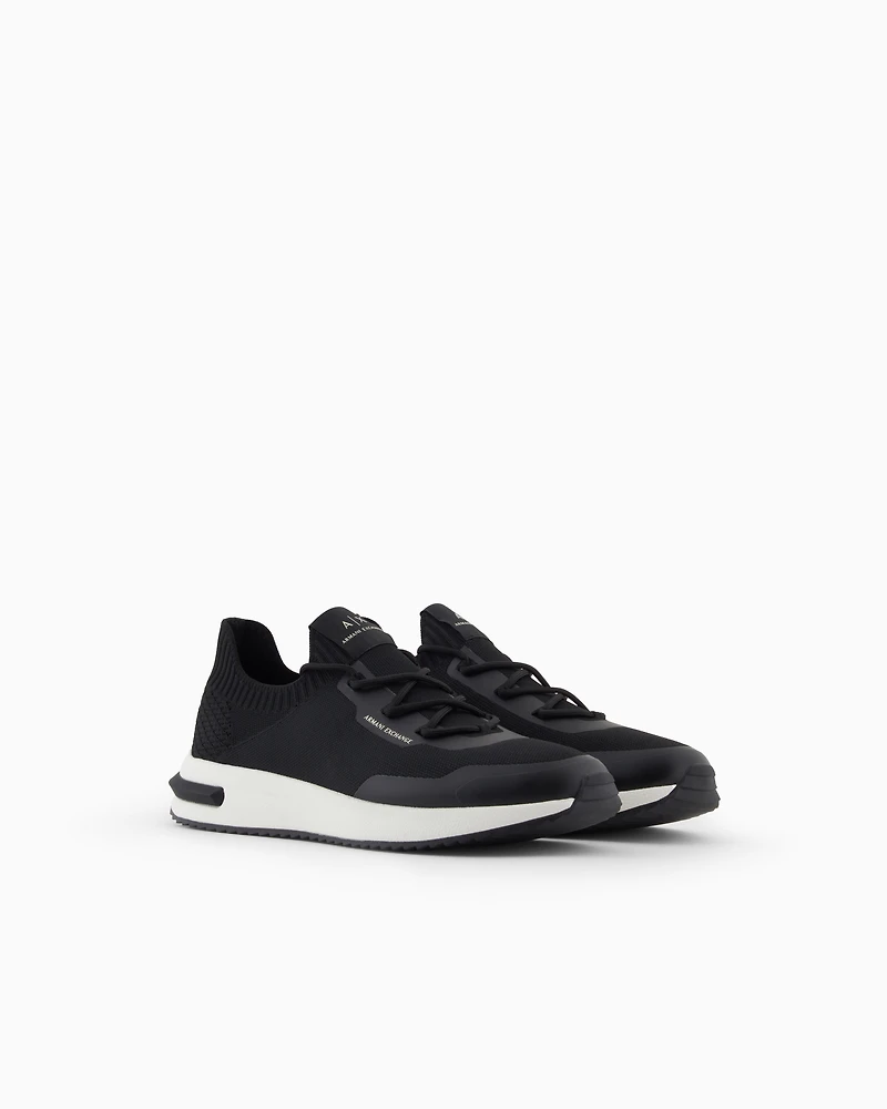 Sock sneakers with logo