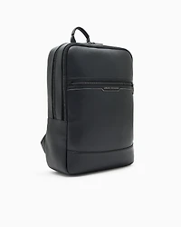 Square backpack with logo