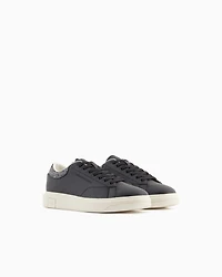 Armani Exchange - Sneakers with detail on the back, Man, White, Size: 8