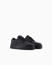 Leather lace-up shoes