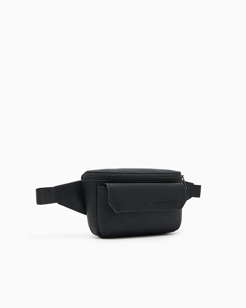 Hammered effect bum bag