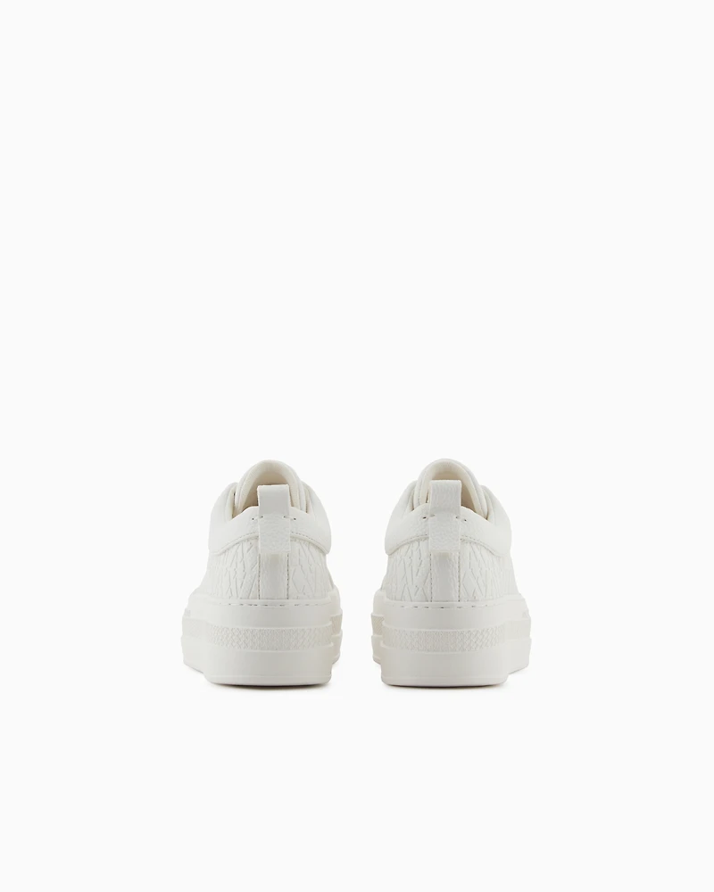 ALL OVER EMBOSSED LOGO SNEAKERS