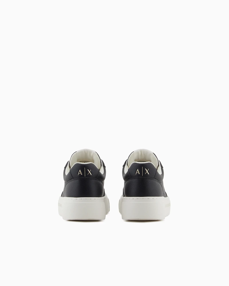Sneakers with high sole