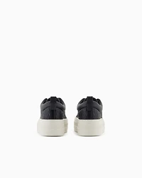 ALL OVER EMBOSSED LOGO SNEAKERS