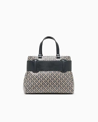 Handbag with allover logo