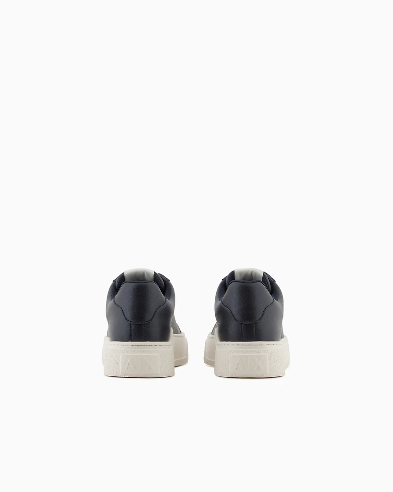 Sneakers with high sole