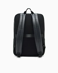 Square backpack with logo
