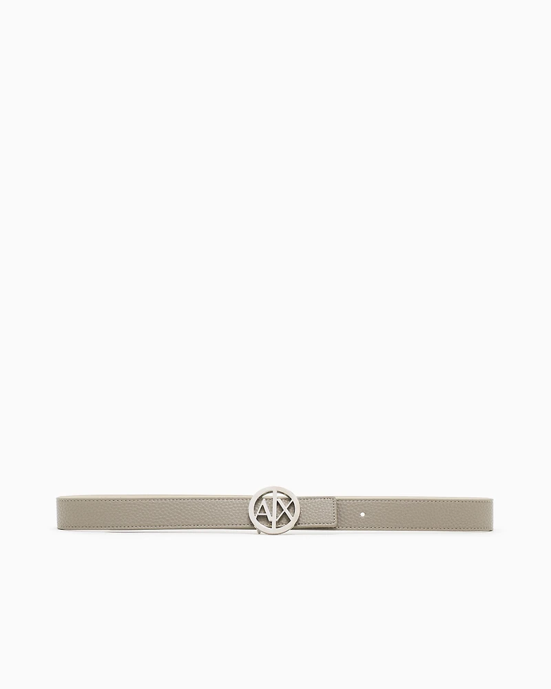 Logo buckle belt