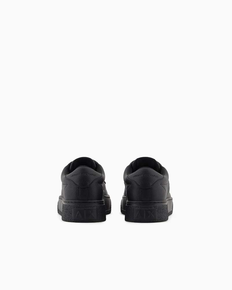 Leather lace-up shoes