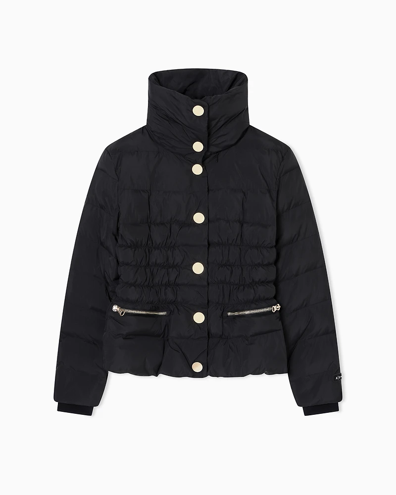 Armani Exchange - Nylon taffeta jacket, Woman, Black, Size: