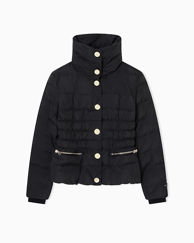 Armani Exchange - Nylon taffeta jacket, Woman, Black, Size: