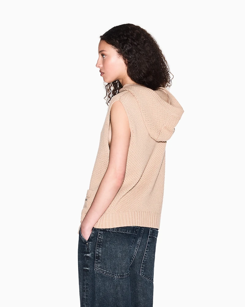 Armani Exchange - Gilets, Woman, Camel, Size:
