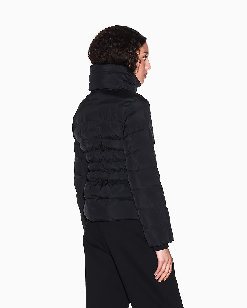 Armani Exchange - Nylon taffeta jacket, Woman, Black, Size: