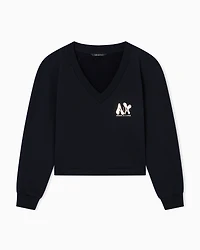 Armani Exchange - Sweatshirts without Hood, Woman, Black, Size: