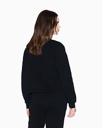 Armani Exchange - Sweatshirts without Hood, Woman, Black, Size: