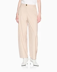 Chino trousers with button