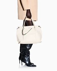 Armani Exchange - Shopper bag with clutch, Woman, Beige, Size: TU