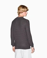 WAVY RIBBED SWEATER