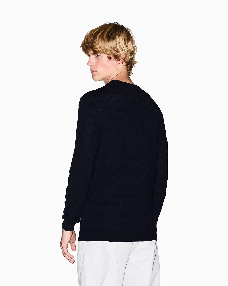 Wavy Texture Sweater