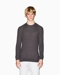 WAVY RIBBED SWEATER