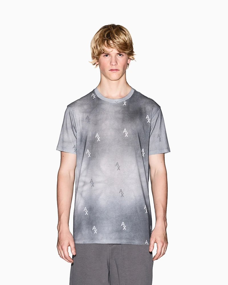 Regular fit t-shirt with gradient print