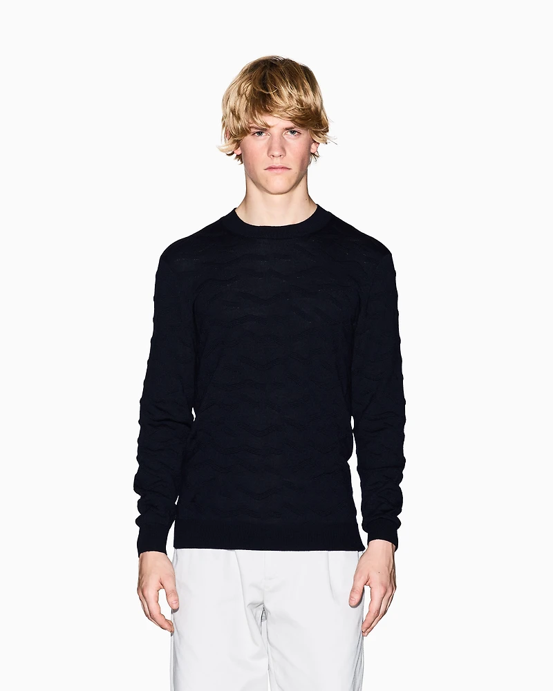 Wavy Texture Sweater
