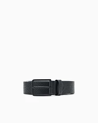 Perforated leather belt