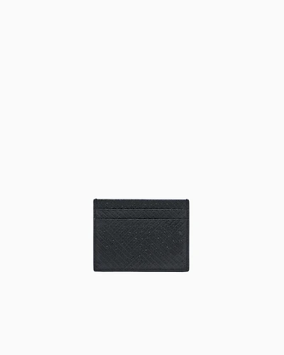 Card holder with diagonal lines