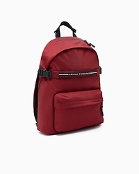 Backpack with logo stripe