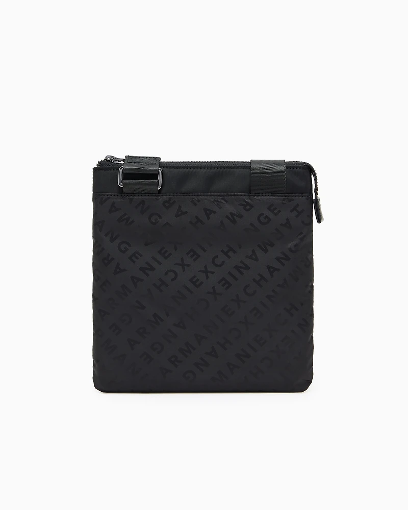 All-over logo shoulder bag