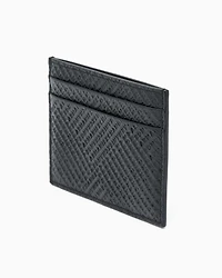 Card holder with diagonal lines