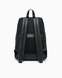 Backpack with embossed logo