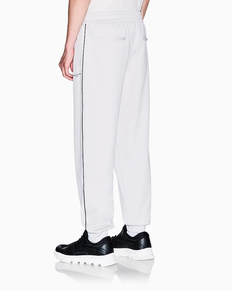 Contrast piping jogger pants