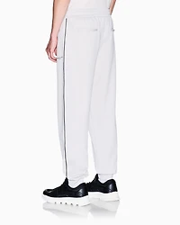 Contrast piping jogger pants