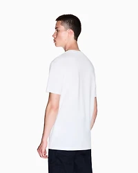 Armani Exchange - Regular fit graphic print T-shirt, Man, White, Size: