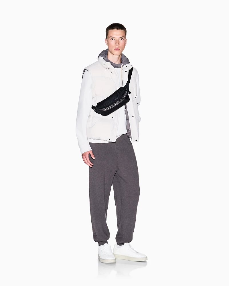 Wool Blend Jogger Pants