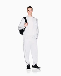 Contrast piping jogger pants
