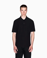 Regular fit polo shirt with allover logo