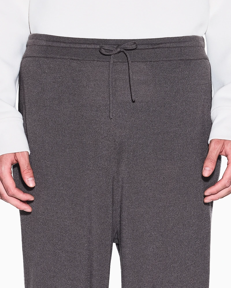 Wool Blend Jogger Pants