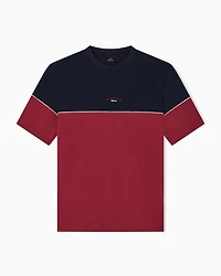 Regular fit two-tone T-shirt