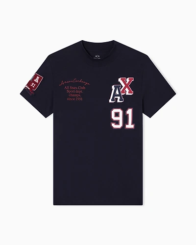 Regular fit multi-logo T-shirt