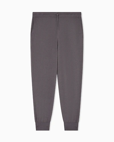 Wool Blend Jogger Pants
