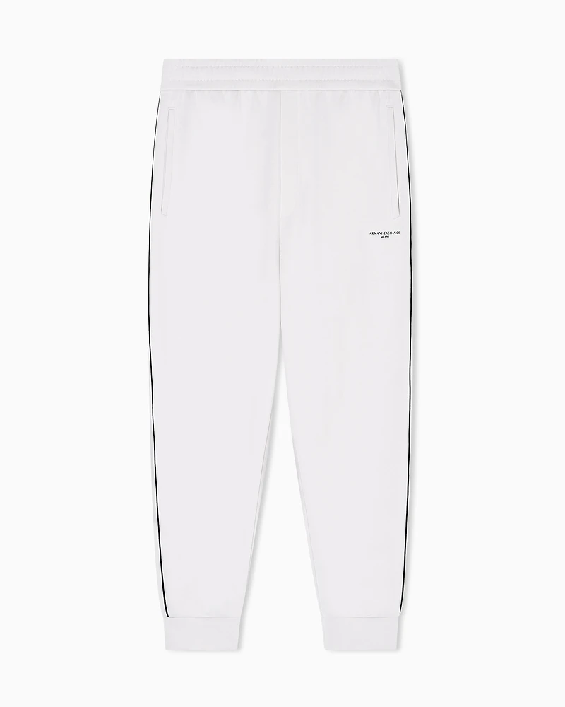 Contrast piping jogger pants